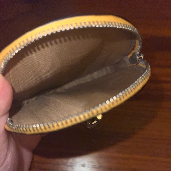 Authentic CELINE Small Round Zip Leather Wristlet/Key Cles - Picture 6 of 7